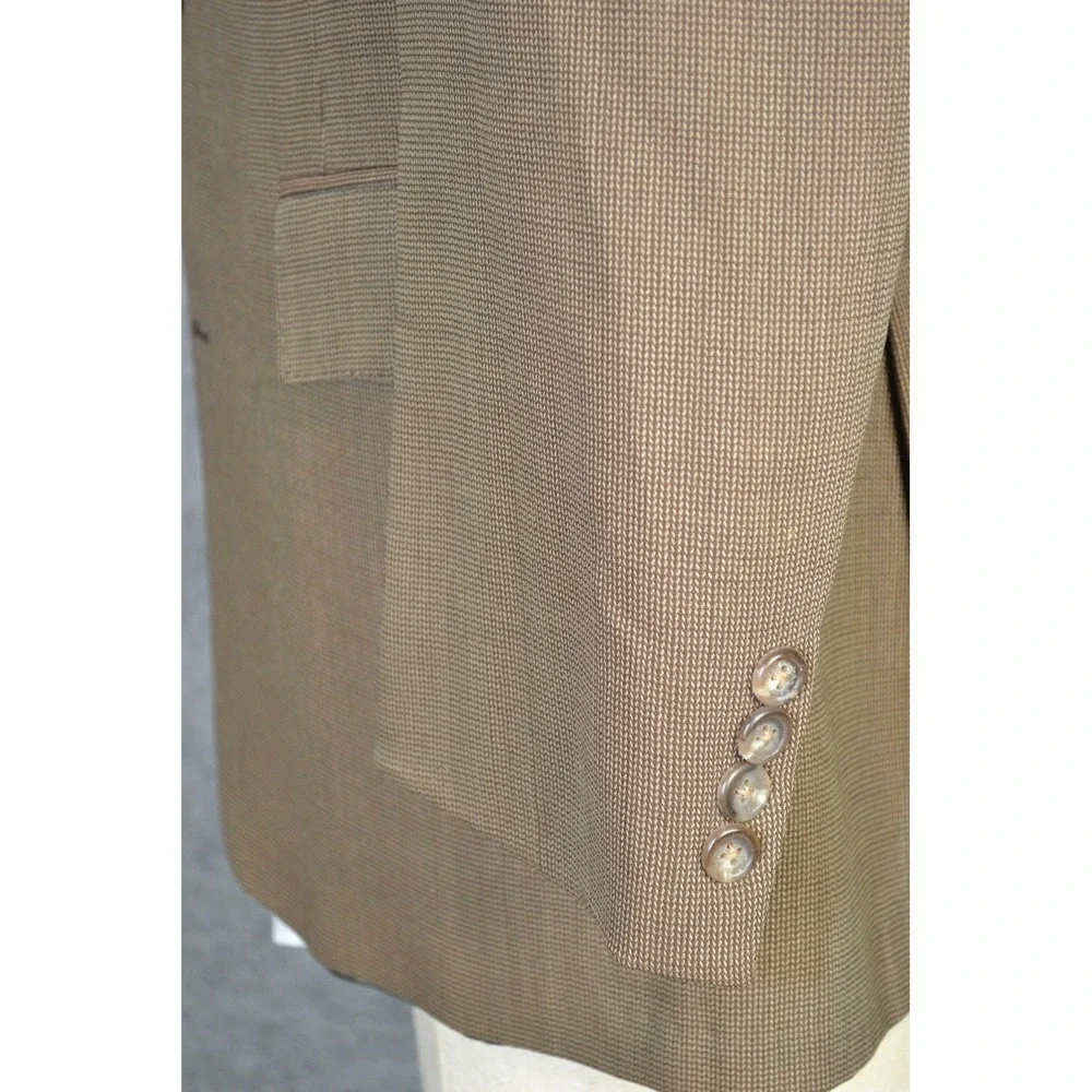 VTG Polo Ralph Lauren‎ Blazer Mens 41 Brown Wool Blend Sport Coat Jacket USA